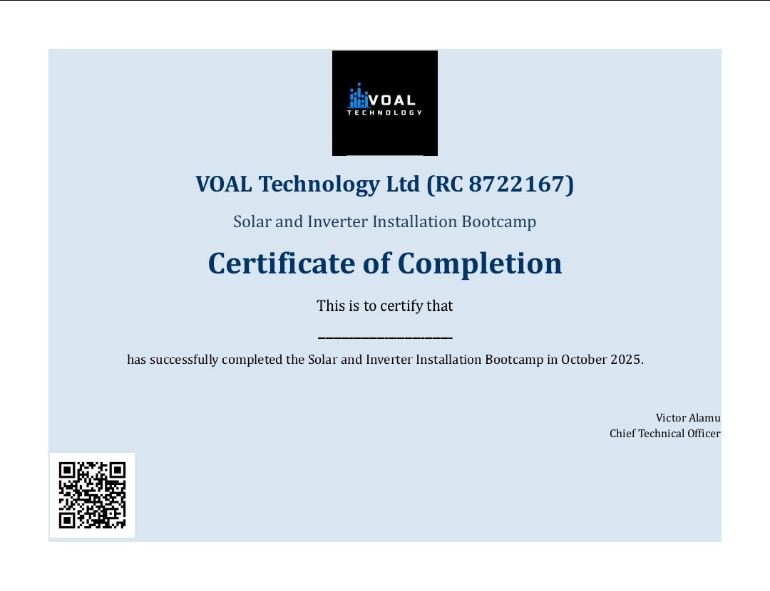 Certificate Sample